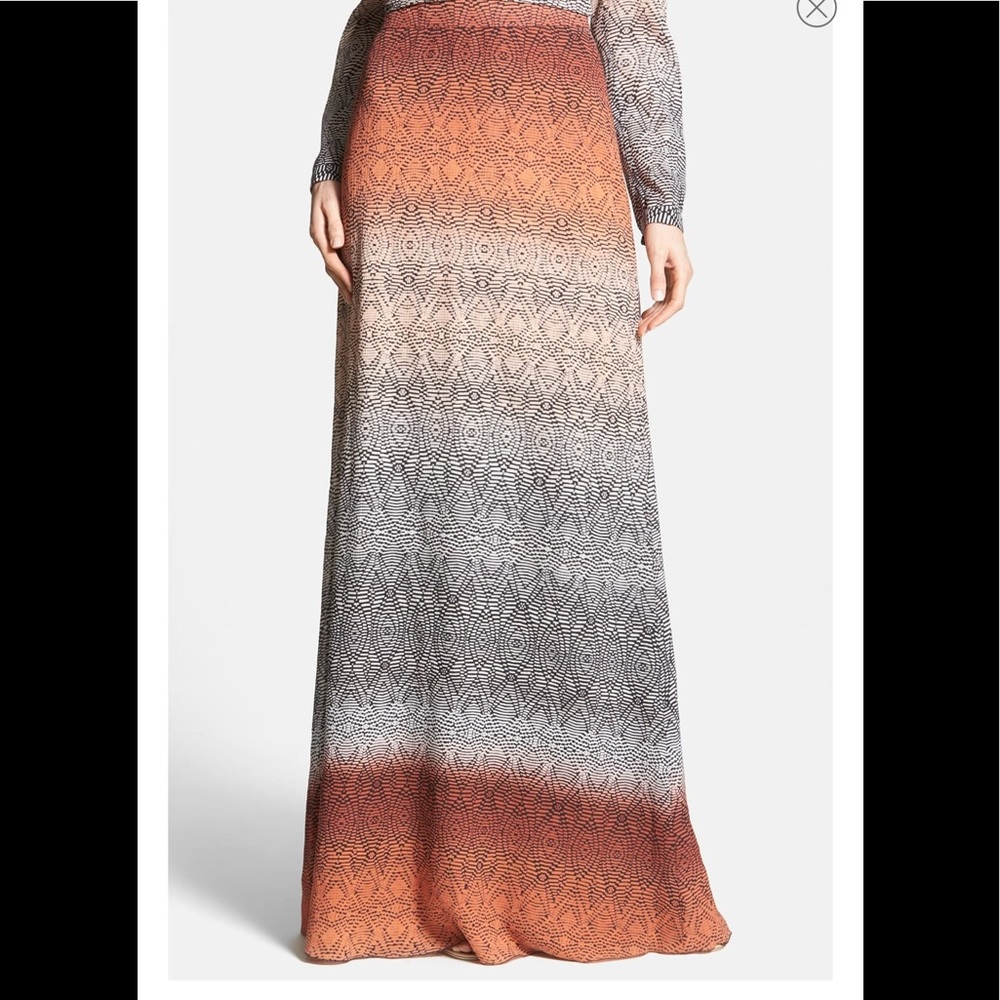Diane Von Furstenberg Cody Crinkle Printed Skirt
